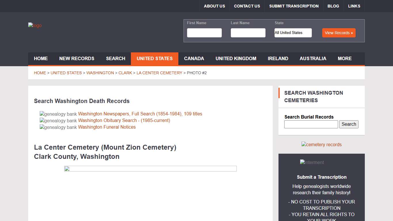 La Center Cemetery - Clark County, Washington